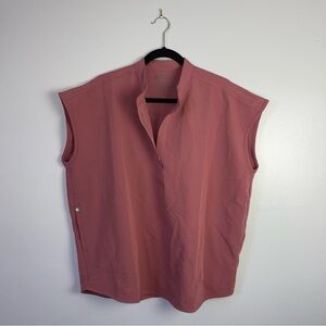 FIGS Technical Collection - Rafaela Vest - Size L - Mauve - Medical Scrub